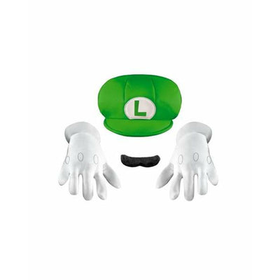 Accessoire de costumes Super Mario Kit Luigi 4 Pièces