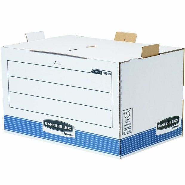 boîte pour archives Fellowes Bleu Blanc (33,5 x 55,7 x 38,9 cm)