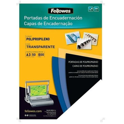 Couverture Fellowes Transparent 50 Unités reliure A3