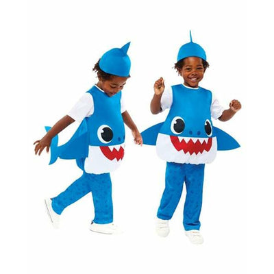 Déguisement pour Enfants Baby Shark Bleu 3 Pièces
