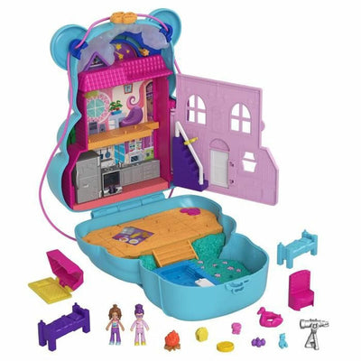 Playset Polly Pocket Surprise Bear Bag Sac Ours + 4 Ans