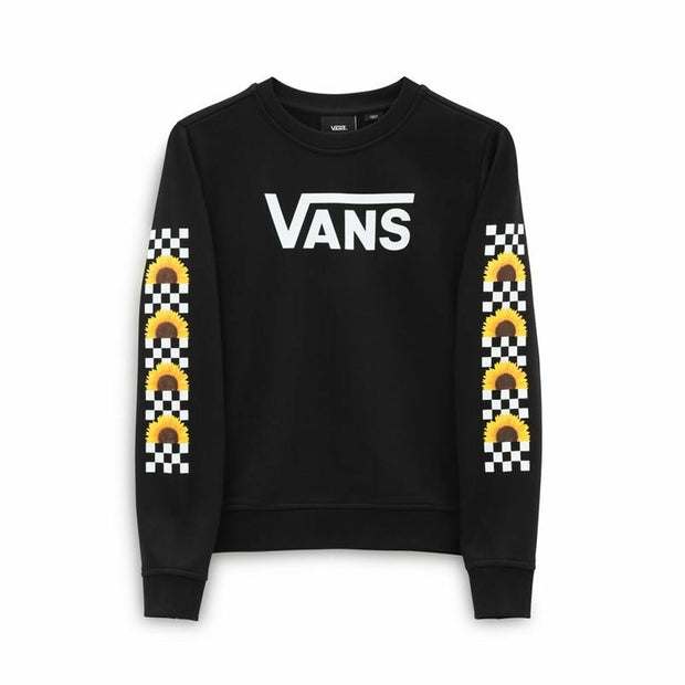 Sweat sans capuche enfant Vans Sunlit Noir