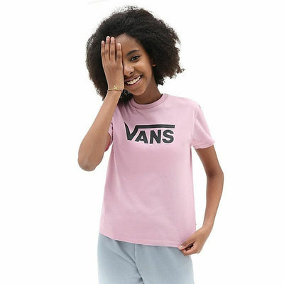 T shirt à manches courtes Enfant Vans Flying V Crew Rose