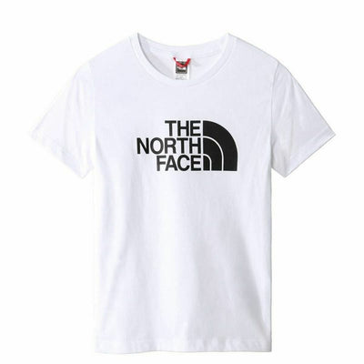 T shirt à manches courtes Enfant The North Face Easy Blanc