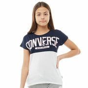 T shirt à manches courtes Enfant Converse Worldwide Bleu foncé