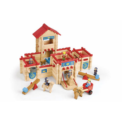 Figurines d’action Jeujura The Wooden Castle Fort  Playset 300 Pièces