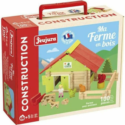 Figurines d’action Jeujura  Farm With Animals Playset (100 Pièces)