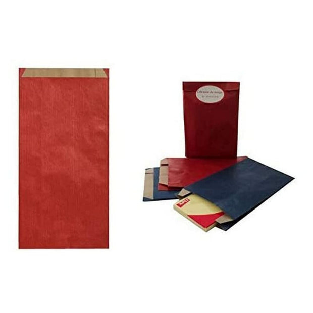 Enveloppes Apli 11 x 21 x 5 cm Rouge papier kraft (250 Unités)