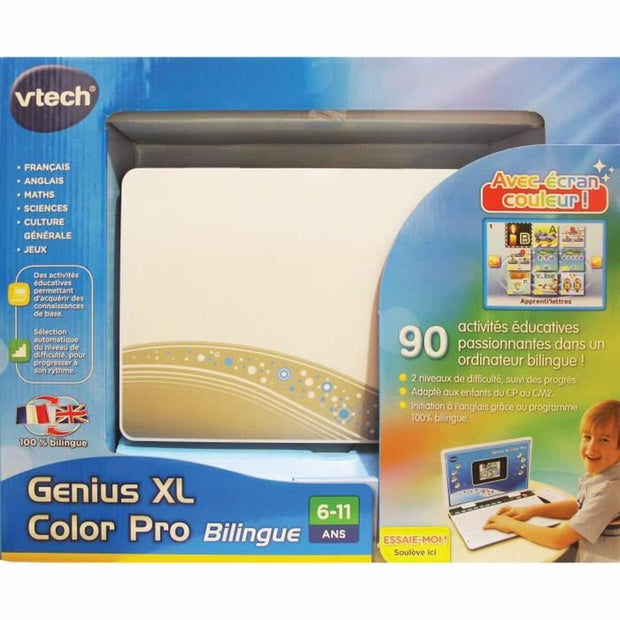 Ordinateur portable Genius XL Pro Vtech Genius XL Pro (FR-EN) Jouet interactif FR-EN + 6 Ans