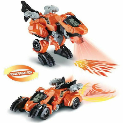 Petite voiture-jouet Vtech Dinos Fire - Furex, The Super T-Rex Orange
