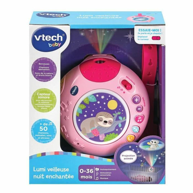 Projecteur Vtech Baby LUMI VEILLEUSE NUIT ENCHANTEE Rose