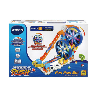 Jeu de billes Vtech Marble Rush - Expansion Kit Electronic - Fun Fair Set Circuit 26 Pièces Piste avec Rampes + 4 Ans