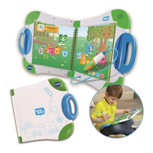 Jouet interactif Vtech 602105 Français Livre Vert Multicouleur (Français) (1 Pièce)