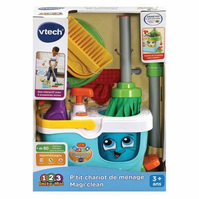 Ensemble de jouets Vtech Little Magi'clean Cleaning Trolley Jouets