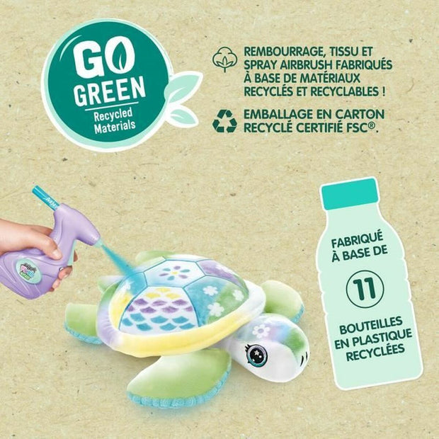 Peluche à colorier Airbrush Plus Nature Canal Toys Turtle