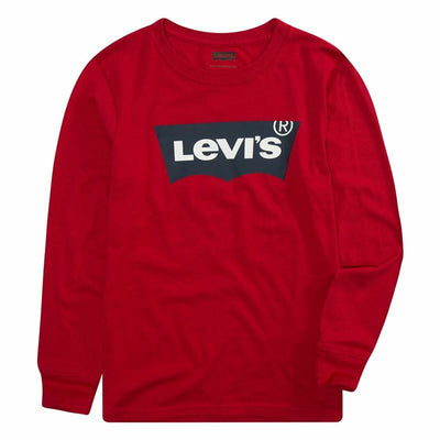 T-shirt à Manches Longues Enfant Levi's Batwing  Rouge