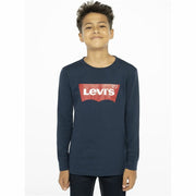 T-shirt à Manches Longues Enfant Levi's Batwing Bleu foncé