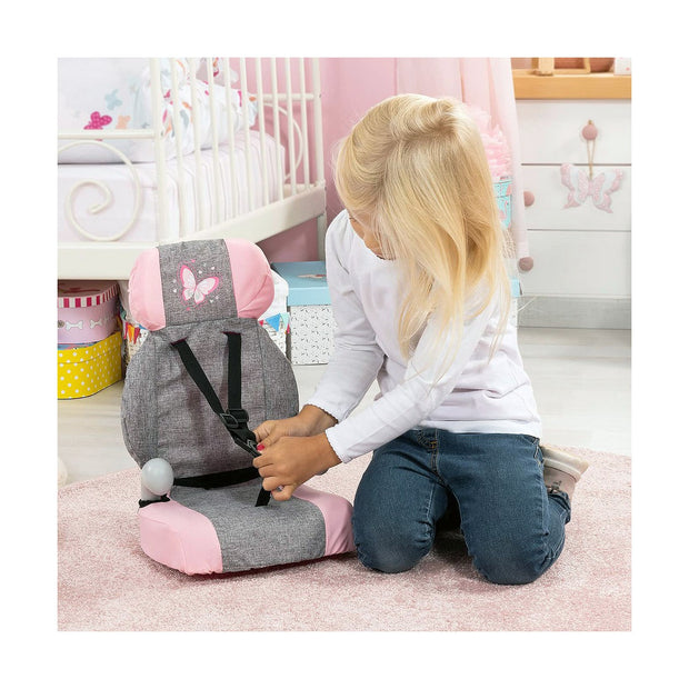 Chaise pour poupées Reig Gris Voiture Rose