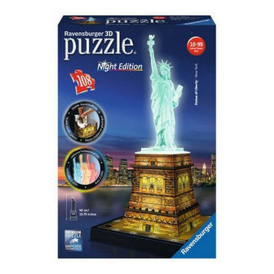 Puzzle 3D Night Edition Ravensburger 12596 (108 pcs) 216 Pièces 108 Pièces