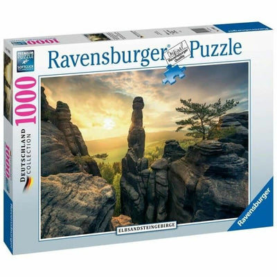 Puzzle Ravensburger 17093 Monolith Elbe Sandstone Mountains 1000 Pièces