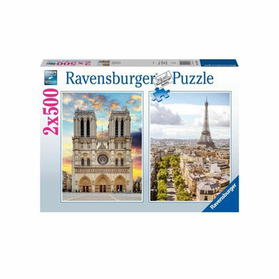 Puzzle Ravensburger Paris & Notre Dame 2 x 500 Pièces
