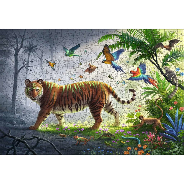 Puzzle Ravensburger Jungle Tiger 00017514 500 Pièces