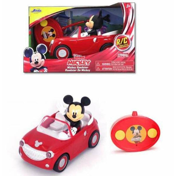 Voiture Télécommandée Mickey Mouse Roadster 27 MHz