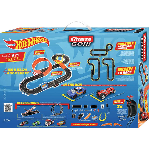 Piste de course Carrera-Toys GO!!! Hot Wheels 4.9 4,9 m 2 voitures