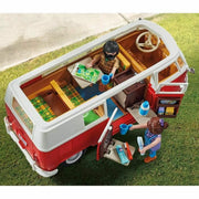 Jeu de Véhicules Playmobil 70176 Volkswagen T1 Bus Rouge