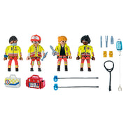 Playset Playmobil 71244 City Life Rescue Team 25 Pièces