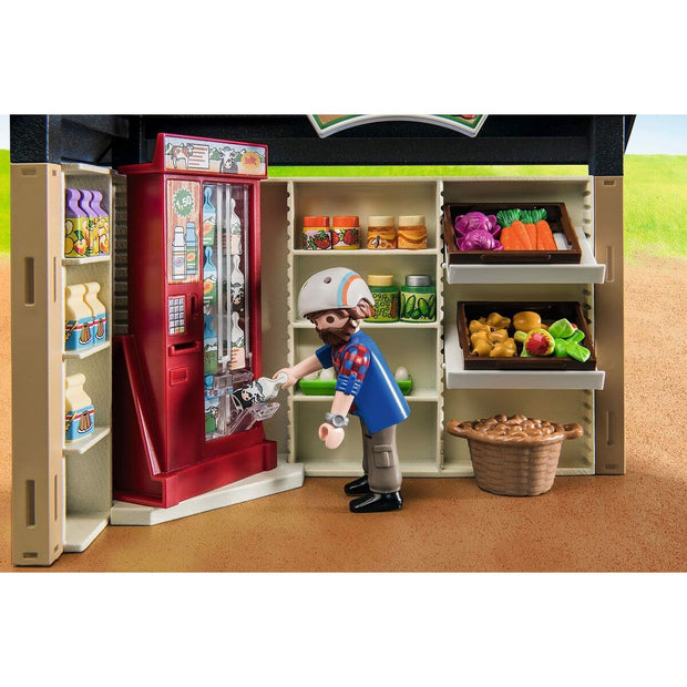 Playset Playmobil 71250 24-Hour Farm Store 83 Pièces