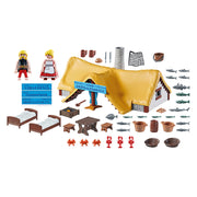 Playset Playmobil Astérix: Ordralfabetix Hut 71266 73 Pièces