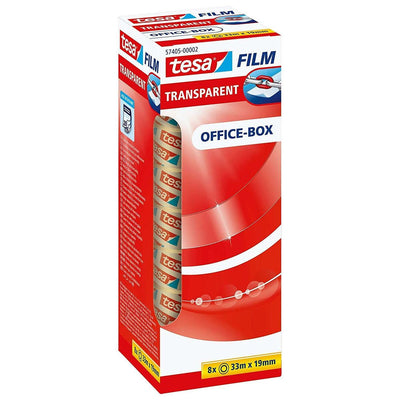 Ruban adhésif TESA Office-Box Transparent (19 x 33 mm) (8 Unités)