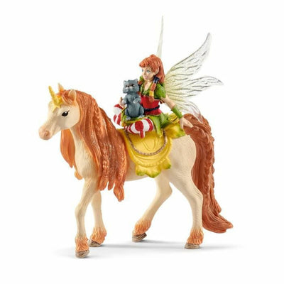 Licorne Schleich Fairy Marween with glitter unicorn