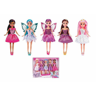 Set de Poupées Sparkle Girlz 5 Pièces 25 cm Princesse