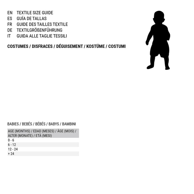 Déguisement pour Enfants 8606 Noir Assassin 3-4 Ans (2 Unités)