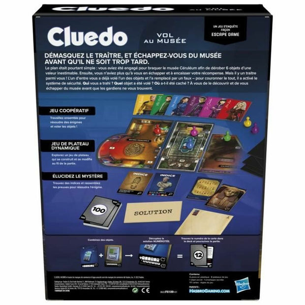 Jeu d’habileté Hasbro Cluedo Vol Au Musée (FR)