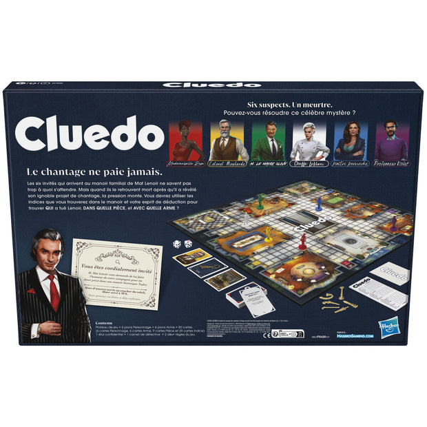 Jeu de société Hasbro Cluedo (FR) Multicouleur