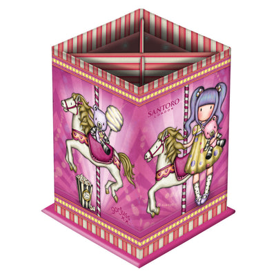Porte-couteaux Gorjuss Carousel Rose Carton (8.5 x 11.5 x 8.5 cm)