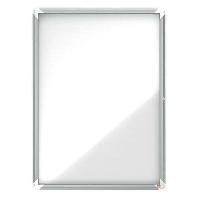 Tableau d’affichage Nobo Premium Plus Magnétique Blanc Argenté Métal Verre
