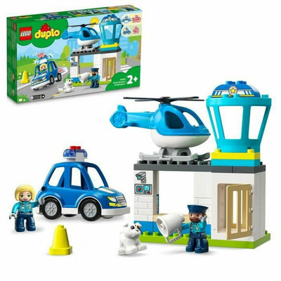 Playset Lego 10959 DUPLO Police Station & Police Helicopter (40 Pièces)