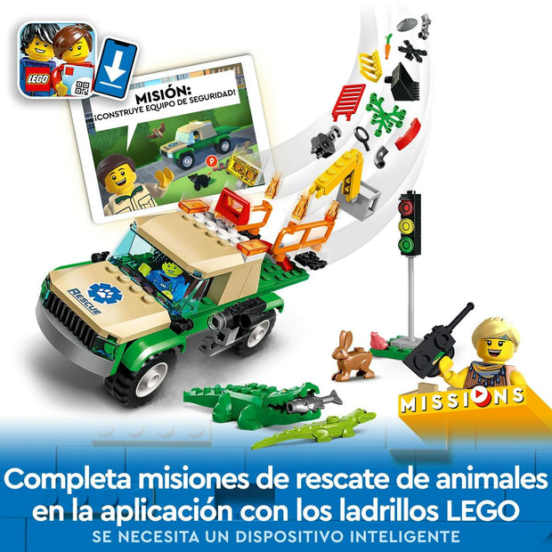 Playset Lego City 60353 Wild Animal Rescue Missions (246 Pièces)