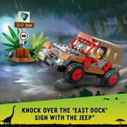 Playset Lego Jurassic Park 30th Anniversary 76958 Dilophosaurus Ambush 211 Pièces
