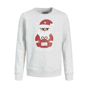 Sweat sans capuche enfant Jack & Jones 12222091 Blanc