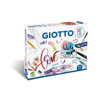 Kit de Dessin Giotto Art Lab Fancy Lettering 45 Pièces Multicouleur