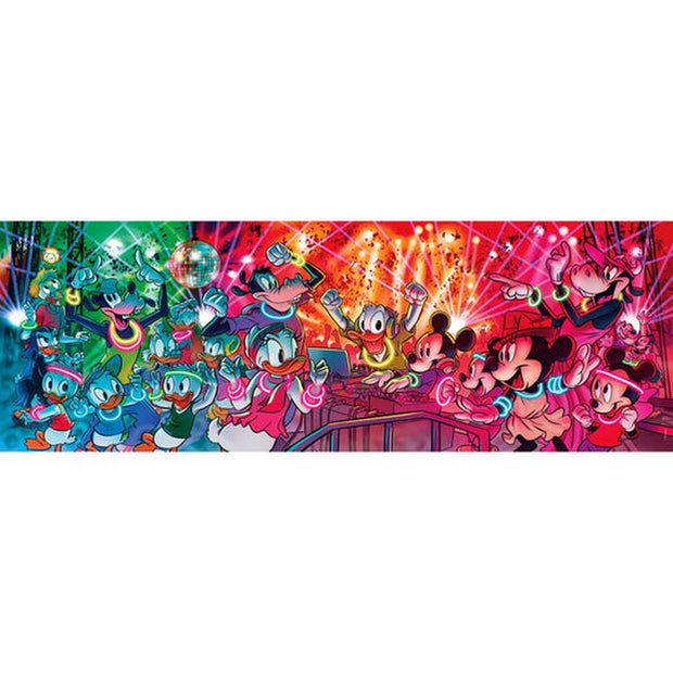 Puzzle Mickey Mouse Clementoni 39660 Panorama: Disney Disco 1000 Pièces