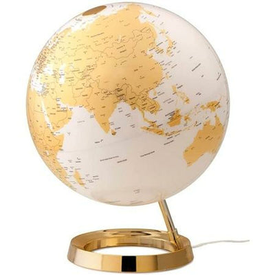 Globe terrestre lumineux Atmosphere Ø 30 cm Doré Plastique