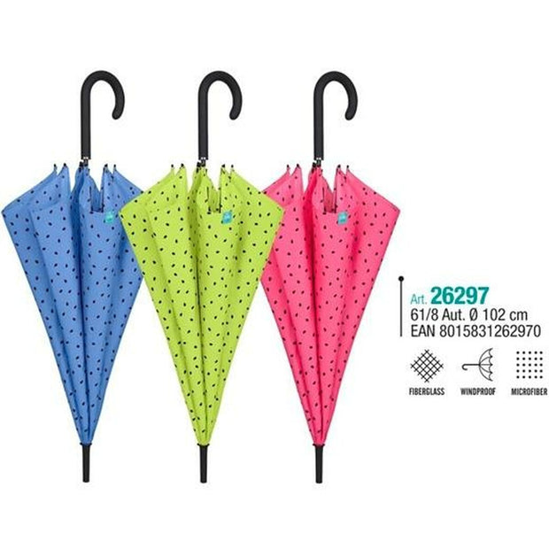 Parapluie Perletti 61/8 Fluorescent Graines Microfibre 102 cm