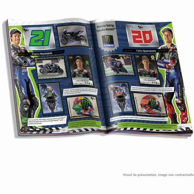 Jeu d'autocollants Panini Moto GP Starter Pack Album d'images 4 Enveloppes (Français)
