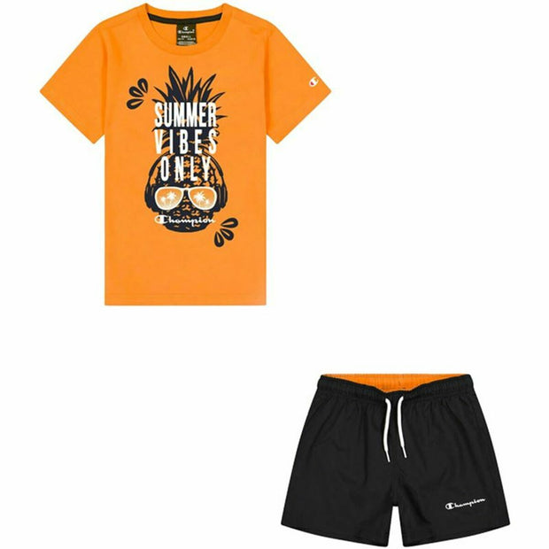 Ensemble de Sport pour Enfants Champion Orange